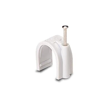 Зажим для круглого кабеля диам.12мм белый (100шт) | 05795 | ABB