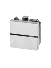 ABB Zenit Альп. белый Переключатель 1-клавишный (2 мод) | N2202 BL | 2CLA220200N1101 | ABB