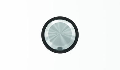 Накладка для кабельного вывода арт.8107 и выключателя со шнурком арт.8148, серия SKY Moon, кольцо чёрное стекло|2CLA860700A1501| ABB