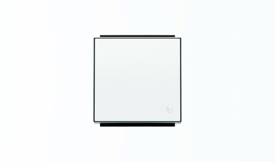 Клавиша для 1-клавишных выключателей/переключателей/кнопок с символом ЗВОНОК, серия SKY, цвет альпийский белый|2CLA850400A1101| ABB