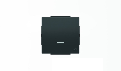 Клавиша для механизма клавишного светорегулятора арт.8160.1, серия SKY, цвет чёрный барх.|2CLA856010A1501| ABB