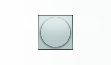 Накладка с поворотной ручкой для механизма поворотного светорегулятора, серия SKY, цвет серебристый алюминий|2CLA856020A1301| ABB