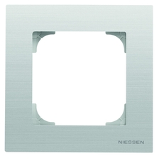 Рамка 1-постовая, серия SKY, цвет нержавеющая сталь|2CLA857100A1401| ABB