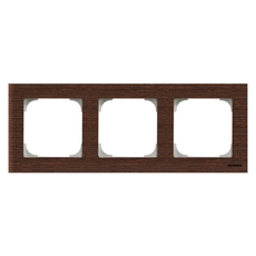 Рамка 3-постовая, серия SKY, цвет дерево венге|2CLA857300A2101| ABB