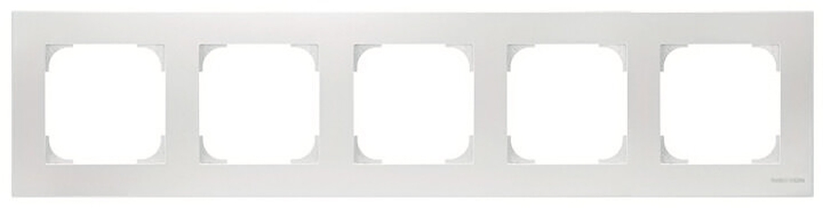 Рамка 5-постовая, серия SKY, цвет альпийский белый|2CLA857500A1101| ABB