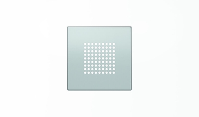 Накладка для механизма зуммера 8119, звонка 8124 и громкоговорителя 9329, серия SKY, цвет серебристый алюминий|2CLA852900A1301| ABB