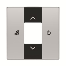 CP-RTC-85PL Накладка терморегулятора free@home, SKY, серебристая|2CLA854060A1301| ABB