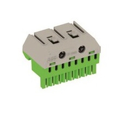 Клеммник самозажимной PE 8x4+2x25мм ZK82G|1SPE007715F9713| ABB