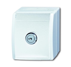 Розетка SCHUKO 16А 250В IP44 для открытого монтажа, с зам., серия ocean, цвет альпийский белый | 2083-0-0832 | 2CKA002083A0832 | ABB