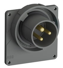 Вилка с прямым фланцем Easy&Safe 216EBU1W,16A,2P+E,IP67,1ч|2CMA101257R1000| ABB