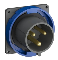 Вилка с прямым фланцем Easy&Safe 232EBU6W,32A,2P+E,IP67,6ч|2CMA101275R1000| ABB