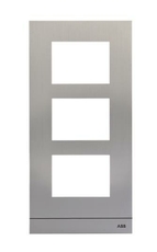 Рамка станции вызова, размер 1/3, серебристый|51023CF-A| ABB