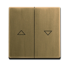 Клавиша для выключатель жалюзи с/без фиксации, серия Династия, Латунь античная | 1751-0-3120 | 2CKA001751A3120 | ABB