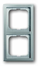 Рамка 2-постовая, серия pur/сталь | 1754-0-4501 | 2CKA001754A4501 | ABB