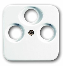 Накладка (центральная плата) для TV-R-SAT розетки, серия Reflex SI, цвет альпийский белый | 1724-0-4330 | 2CKA001724A4330 | ABB