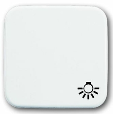 Клавиша для механизма 1-клавишного выкл./перекл./кнопки с символом СВЕТ, серия Reflex SI, цвет альпийский белый | 1731-0-1996 | 2CKA001731A1996 | ABB