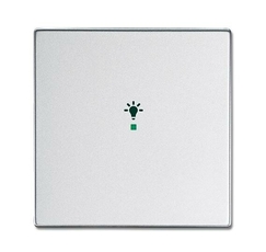 SRL-1-83 Клавиша одинарная free@home, освещение, future, серебристый алюминий | 6220-0-0141 | 2CKA006220A0141 | ABB