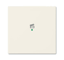 SRS-1-96 Клавиша одинарная free@home, сцена, Basic 55, цвет chalet-white | 6220-0-0706 | 2CKA006220A0706 | ABB