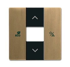 CP-RTC-840 Накладка терморегулятора free@home, Династия, латунь античная | 6220-0-0384 | 2CKA006220A0384 | ABB