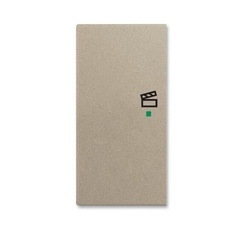 SRS-2-L-93 Клавиша двойная левая free@home, сцена, Basic 55, цвет шампань | 6220-0-0660 | 2CKA006220A0660 | ABB