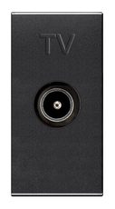 ABB Zenit Антрацит Мех ТВ розетки, простой, 1-модульный | N2150.7 AN | 2CLA215070N1801 | ABB