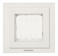 ABB Zenit Белый Рамка монтажная 1-пост., 2-модуля, рамка+набор монтажный IP55, FM | N3271 BL | 2CLA327100N1101 | ABB