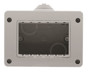 ABB Zenit Коробка IP55 для открытой установки на 3 модуля, Zenit/Stylo | N3391 | 2CLA339100N1101 | ABB