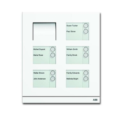 Станция вызывная, аудио, десятиклавишная, цвет белый матовый | 8300-0-0278 | 2CKA008300A0278 | ABB