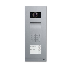Станция вызова, видео, 2 кл., с клавиатурой, сталь | 8300-0-0439 | 2CKA008300A0439 | ABB