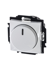ABB Basic 55 Альп. белый Светорегулятор поворотно-нажимной 60-400 Вт для л/н | 6515-0-0842 | 2CKA006515A0842 | ABB