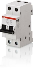 Выключатель автоматический двухполюсный SH202 20А C 6кА (SH202 C 20) | 2CDS212001R0204 | ABB