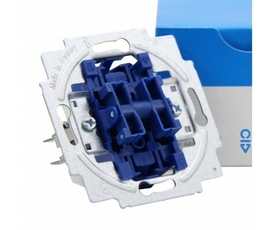 Механизм 1-клавишного, 2-полюсного контрольного выключателя с лампой, 10А 250В | 1022-0-0656 | 2CKA001022A0656 | ABB