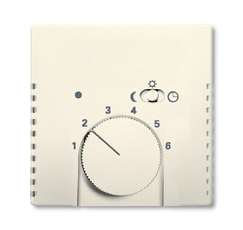 Плата центр. (накладка) для мех. терморег. (термостата) 1095 U, 1096 U, серия solo/future, цвет savanne/сл. кость | 1710-0-3568 | 2CKA001710A3568 | A