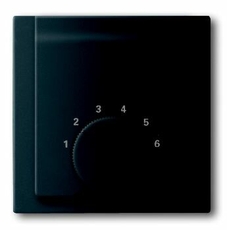 Плата центр. (накладка) для мех. терморегулятора (термостата) 1094 U, 1097 U, серия impuls, цвет чёрный бархат | 1710-0-3917 | 2CKA001710A3917 | ABB