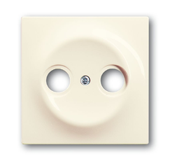 Накладка (центральная плата) для TV-R розетки, серия impuls, цвет слоновая кость | 1753-0-0039 | 2CKA001753A0039 | ABB