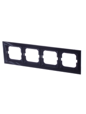 Рамка 4-постовая, серия axcent, цвет чёрный | 1754-0-4412 | 2CKA001754A4412 | ABB