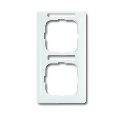 Рамка 2-постовая, вертикальная, с полем для надписи, серия Reflex SI linear, цвет альпийский белый | 1754-0-4059 | 2CKA001754A4059 | ABB