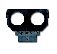 Суппорт (цоколь) для 2-х разъёмов Twinax | 1764-0-0166 | 2CKA001764A0166 | ABB