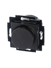 ABB Levit Антрацит / дымчатый чёрный Светорегулятор поворотно-нажимной 60-600 Вт R | 3294H-A02247 63W | 2CHH942247A6063 | ABB