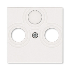 ABB Levit Жемчуг / ледяной Накладка для розеток TV-R / TV-R-SAT Жемчуг | 5011H-A00300 68 | 2CHH080300A4068 | ABB