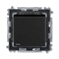 ABB Levit Антрацит / дымчатый чёрный Переключатель 1-кл. IP44 | 3559H-A06940 63 | 2CHH596940A4063 | ABB