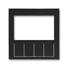 ABB Levit Антрацит / дымчатый чёрный Сменная панель на накладку терморегулятора / таймера Антрацит | ND3292H-A11 63 | 2CHH910011A8063 | ABB