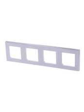 ABB Levit Белый / белый Рамка 4-ая | 3901H-A05040 03W | 2CHH015040A6003 | ABB