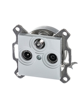 ABB Levit Серый Розетка TV-R-SAT единственная | 5011H-A03303 16W | 2CHH083303A6016 | ABB