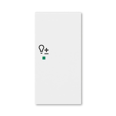 ABB Levit Белый Клавиша 2-ая правая с символом светорегулятора free@home | 6220H-A02204 03 | 2CHH622204A4003 | ABB