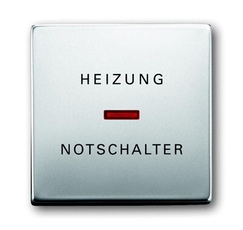 Клавиша для механизма 1-клавишного выкл./перекл./кнопки, с красной линзой, с маркировкой 