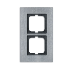 Рамка 2-постовая, серия carat, сталь | 1754-0-4255 | 2CKA001754A4255 | ABB