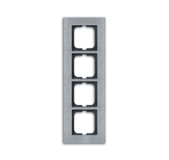 Рамка 4-постовая, серия carat, сталь | 1754-0-4257 | 2CKA001754A4257 | ABB