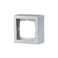 Рамка 1 пост, Impressivo, наружный монтаж, алюминий | 1721S85-83 | 2TKA000300G1 | ABB