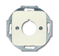 Накладкас суппортом для командно-сигнальных приборов D=22.5 мм, серия Busch-Duro 2000 SI, цвет сл. кость | 1724-0-0210 | 2CKA001724A0210 | ABB